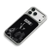 Arthur Morgan RDR2 gun art iPhone 17 Pro Max Electroplated Silver Case2