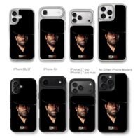 Arthur Morgan RDR2 Portrait Chris Brown Phone Case Black Electroplated Silver For Iphone 11 To 17