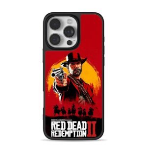 Arthur Morgan RDR2 poster art iPhone 16 Pro Max Black Case