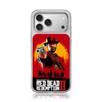 Arthur Morgan RDR2 poster art iPhone 17 Pro Max Electroplated Silver Case1