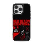 Arthur Morgan RDR2 revolver poster iPhone 16 Pro Max Black Case