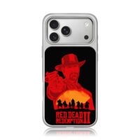 Arthur Morgan Red Dead Redemption 2 iPhone 17 Pro Max Electroplated Silver Case1