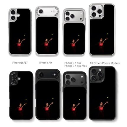 Aryna Sabalenka serving tennis Chris Brown Phone Case Black Electroplated Silver For Iphone 11 To 17