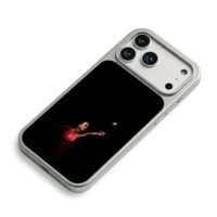 Aryna Sabalenka serving tennis iPhone 17 Pro Max Electroplated Silver Case2