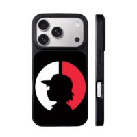 Ash Ketchum Pokeball silhouette art iPhone 17 Pro Max Black Case