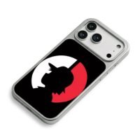 Ash Ketchum Pokeball silhouette art iPhone 17 Pro Max Electroplated Silver Case2