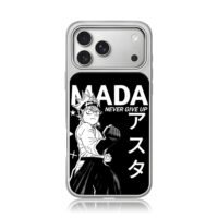 Asta Black Clover MADA NEVER iPhone 17 Pro Max Electroplated Silver Case1
