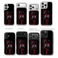 Asta BlackClover red sword art Chris Brown Phone Case Black Electroplated Silver For Iphone 11 To 17