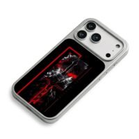 Asta BlackClover red sword art iPhone 17 Pro Max Electroplated Silver Case2