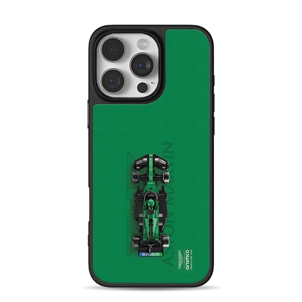 Aston Martin Aramco F1 car iPhone 16 Pro Max Black Case Aston Martin Aramco F1 car iPhone 16 Pro Max Black Case