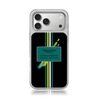 Aston Martin F1 Team stripe iPhone 17 Pro Max Electroplated Silver Case1