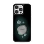 Aston Martin logo bubbles dark iPhone 16 Pro Max Black Case