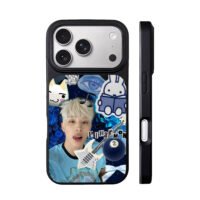 ATEEZ Mingi miffy cat collage iPhone 17 Pro Max Black Case