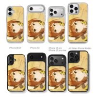 Atelier Ryza anime girl yellow Chris Brown Phone Case Black Electroplated Silver For Iphone 11 To 17