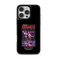 Athena Asamiya KOF art iPhone 16 Pro Max Black Case