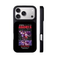 Athena Asamiya KOF art iPhone 17 Pro Max Black Case