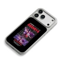 Athena Asamiya KOF art iPhone 17 Pro Max Electroplated Silver Case2