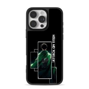 Attack on Titan Levi Cape iPhone 16 Pro Max Black Case