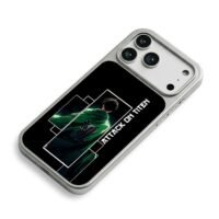 Attack on Titan Levi Cape iPhone 17 Pro Max Electroplated Silver Case2