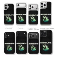 Audioslave green flame logo Chris Brown Phone Case Black Electroplated Silver For Iphone 11 To 17