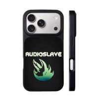 Audioslave green flame logo iPhone 17 Pro Max Black Case