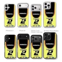 Austin Cindric 2 Duracell Ford Chris Brown Phone Case Black Electroplated Silver For Iphone 11 To 17