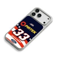 Austin Cindric 33 Pirtek Ford iPhone 17 Pro Max Electroplated Silver Case2