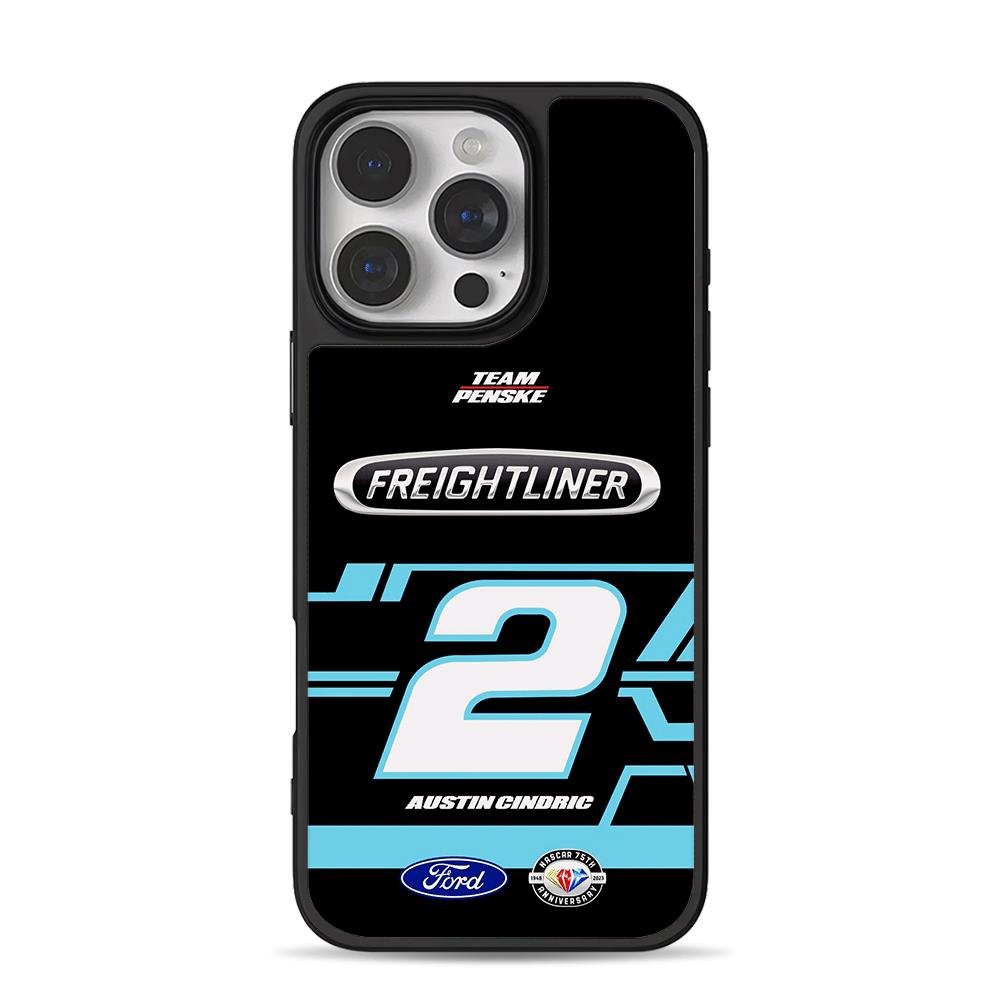 Austin Cindric No2 Penske Ford iPhone 16 Pro Max Black Case Austin Cindric No2 Penske Ford iPhone 16 Pro Max Black Case