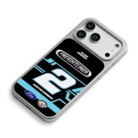 Austin Cindric No2 Penske Ford iPhone 17 Pro Max Electroplated Silver Case2