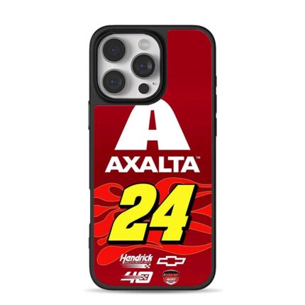 Axalta 24 NASCAR Hendrick Chevy iPhone 16 Pro Max Black Case