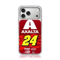 Axalta 24 NASCAR Hendrick Chevy iPhone 17 Pro Max Electroplated Silver Case1