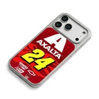 Axalta 24 NASCAR Hendrick Chevy iPhone 17 Pro Max Electroplated Silver Case2