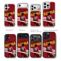 Ayrton Senna F1 racer helmet Chris Brown Phone Case Black Electroplated Silver For Iphone 11 To 17