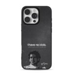Ayrton Senna I have no idols iPhone 16 Pro Max Black Case