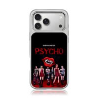 Babymonster PSYCHO girls lips iPhone 17 Pro Max Electroplated Silver Case1
