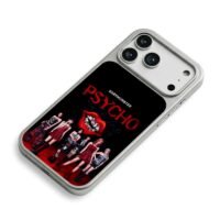 Babymonster PSYCHO girls lips iPhone 17 Pro Max Electroplated Silver Case2