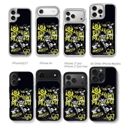 Bachira Blue Lock football art Chris Brown Phone Case Black Electroplated Silver For Iphone 11 To 17