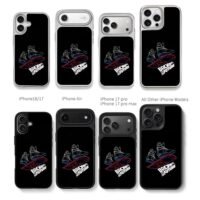 Back to the Future hover shoes Chris Brown Phone Case Black Electroplated Silver For Iphone 11 To 17