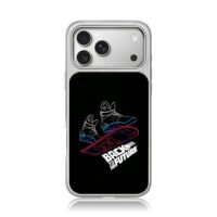 Back to the Future hover shoes iPhone 17 Pro Max Electroplated Silver Case1