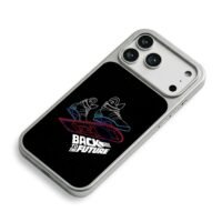 Back to the Future hover shoes iPhone 17 Pro Max Electroplated Silver Case2