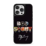 Bad Bunny album art autograph iPhone 16 Pro Max Black Case