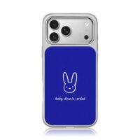 Bad Bunny baby dime la verdad iPhone 17 Pro Max Electroplated Silver Case1