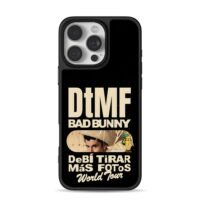 Bad Bunny DtMF frog tour iPhone 16 Pro Max Black Case