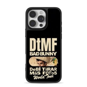 Bad Bunny DtMF frog tour iPhone 16 Pro Max Black Case