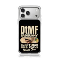 Bad Bunny DtMF frog tour iPhone 17 Pro Max Electroplated Silver Case1
