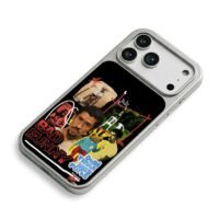 Bad Bunny frog collage art iPhone 17 Pro Max Electroplated Silver Case2