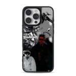 Bad Bunny palm music collage iPhone 16 Pro Max Black Case