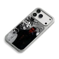 Bad Bunny palm music collage iPhone 17 Pro Max Electroplated Silver Case2