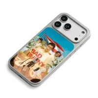 Bad Bunny PR tropical flag art iPhone 17 Pro Max Electroplated Silver Case2