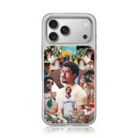 Bad Bunny Puerto Rico collage iPhone 17 Pro Max Electroplated Silver Case1